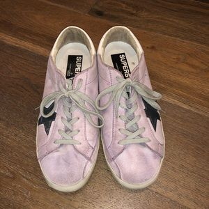 Purple Superstar GGDB Sneakers